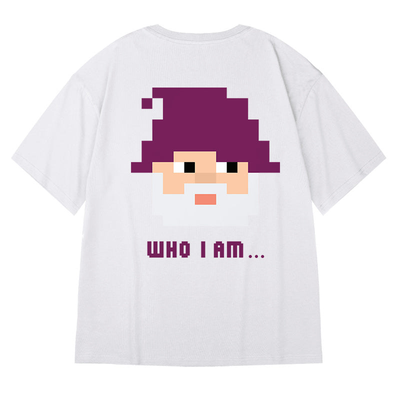 James™ zwart oversized t-shirt met grafische print