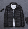 Oliver® business stijl lichtgewicht blauwe Heren Puffer Jas
