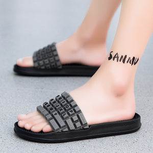 James™ toetsenbord stijl zachte mannen badslippers