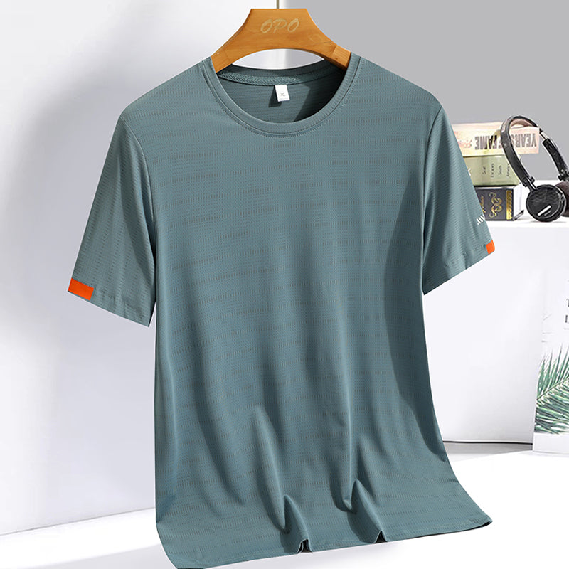 James™ wit lichtgewicht oversized t-shirt met ronde hals