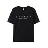 James™ sport stijl zwart letter print oversized t shirt