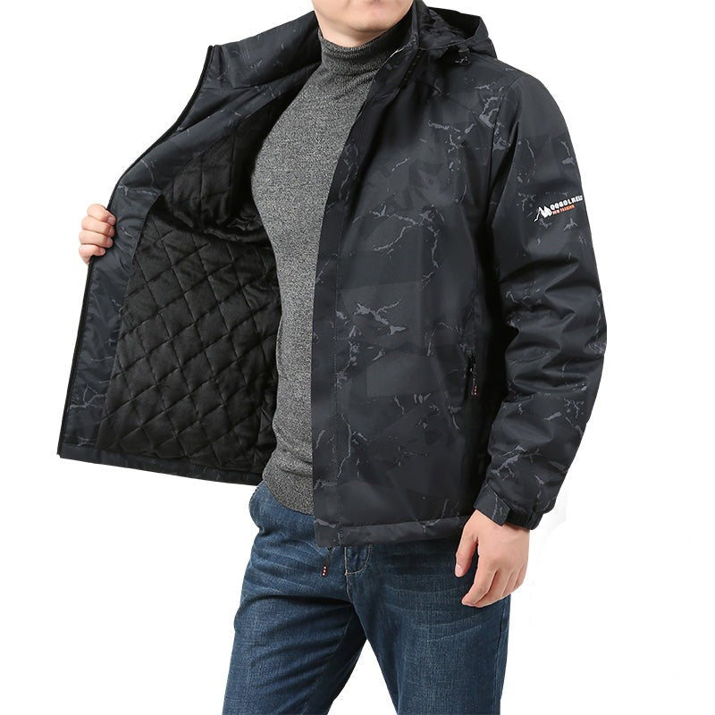 Oliver® sport stijl dikke vuurvaste waterdicht met rits ski jas