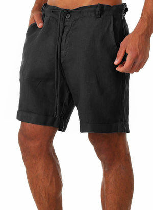 David® Katoenen Linnen Shortbroek Ademende