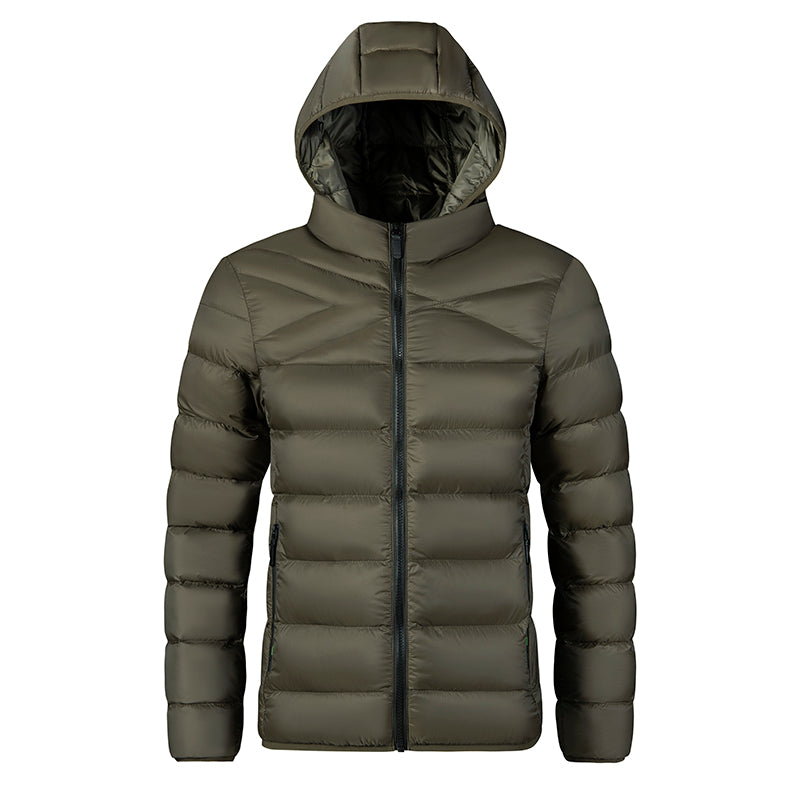 Oliver® capuchon met rits winddichte heren Puffer Jas