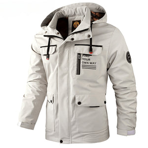 Oliver® waterdichte witte softshell winterjas