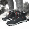 DopeStride™ Zwart leren ademende winterschoenen
