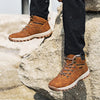DopeStride™ bruin lederen waterdichte winterschoenen