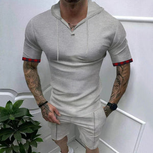 James™ sport stijl wit bedrukte rechte broek heren zomerset