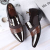 Oliver® Matte patch gesp lederen nette schoenen