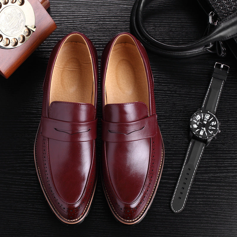 Oliver® Loafer stijl retro lederen nette schoenen