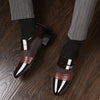 Oliver® Matte patch gesp lederen nette schoenen