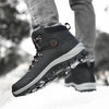 DopeStride™ Zwart leren ademende winterschoenen