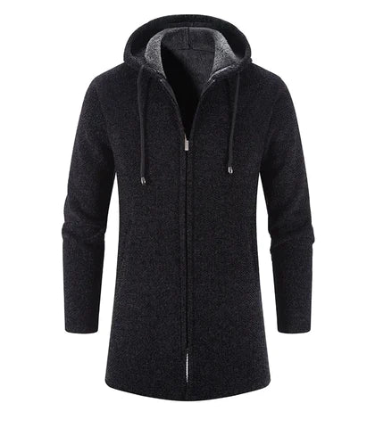 Oliver® - Halflange wollen jas met capuchon voor de winter