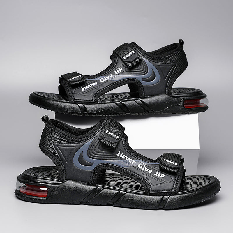 James™ zwarte lichtgewicht comfortabele outdoor sandalen