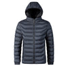 Oliver® winddichte met rits zwarte heren puffer Jas