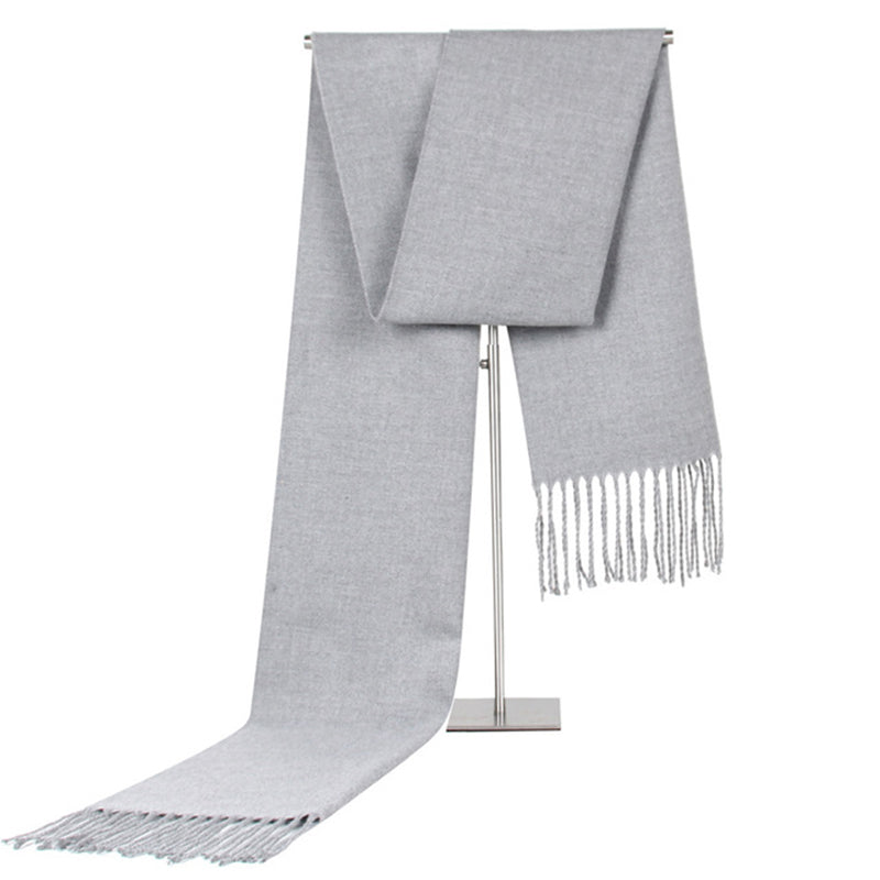 Oliver® kaki wollen zachte wikkel comfortabele heren sjaal