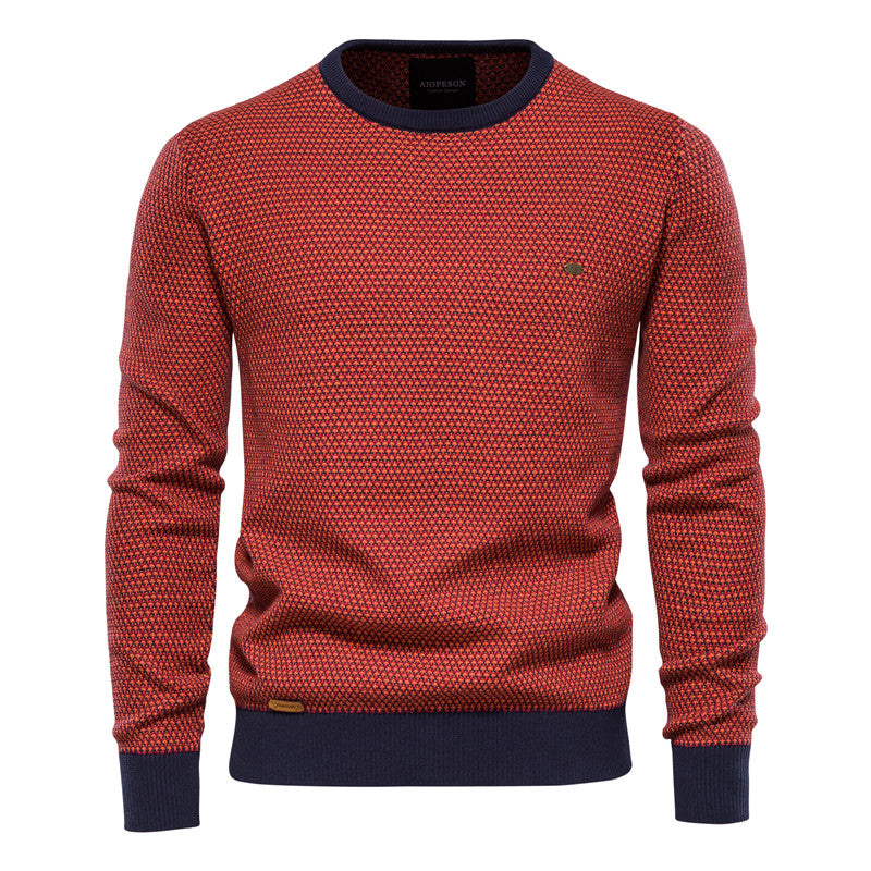 Oliver® Heren Trui Katoen Gesplitste Pullovers