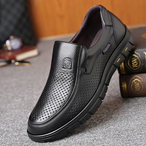 Hudson™ Heren Instappers Leer Loafers Casual Antislip