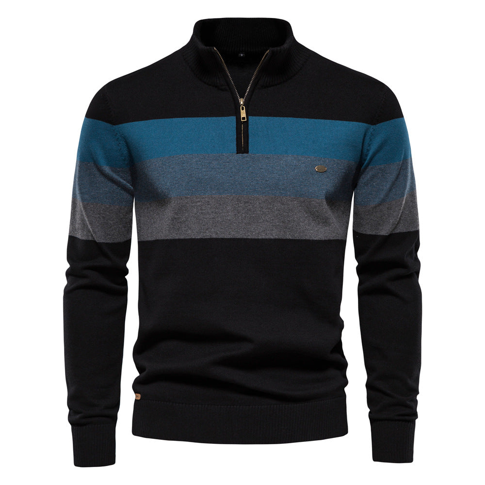 Oliver® Heren Trui met Rits Breien Jas