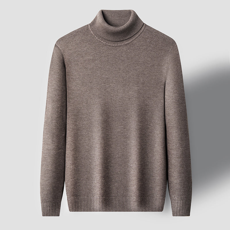 Oliver® coltrui wol met fleece gebreide trui