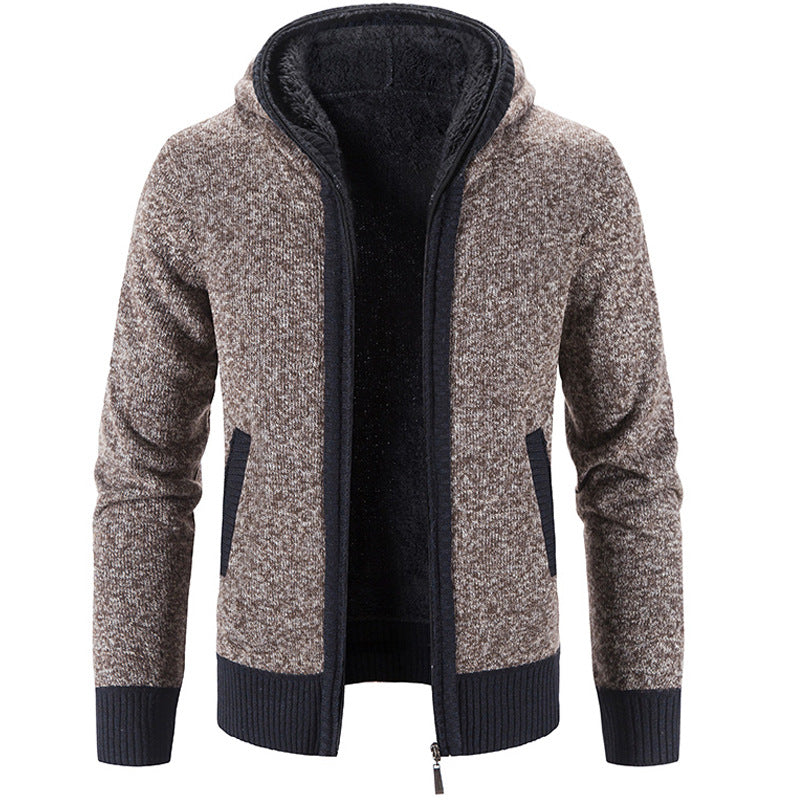 Oliver® bont dik gebreid met fleece heren vest