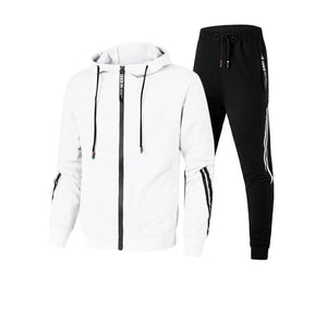 James™ zwarte hoodie lichtgewicht heren trainingspak