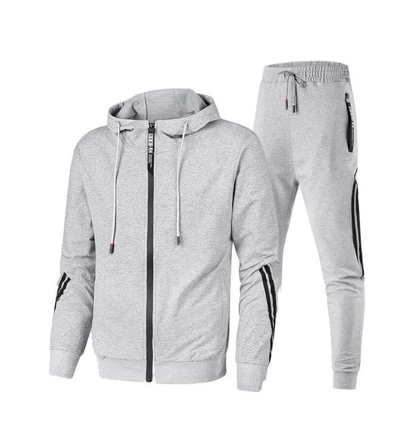 James™ zwarte hoodie lichtgewicht heren trainingspak