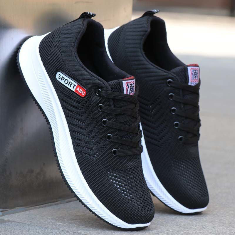 James® Heren Sportschoenen |  gebreid leer ademend comfortabel