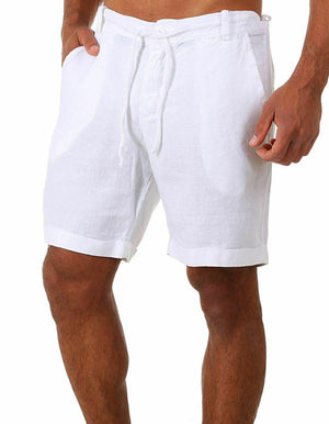 David® Katoenen Linnen Shortbroek Ademende