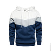 Oliver® Heren hoodie| sportieve stijl patchwork effen kleur
