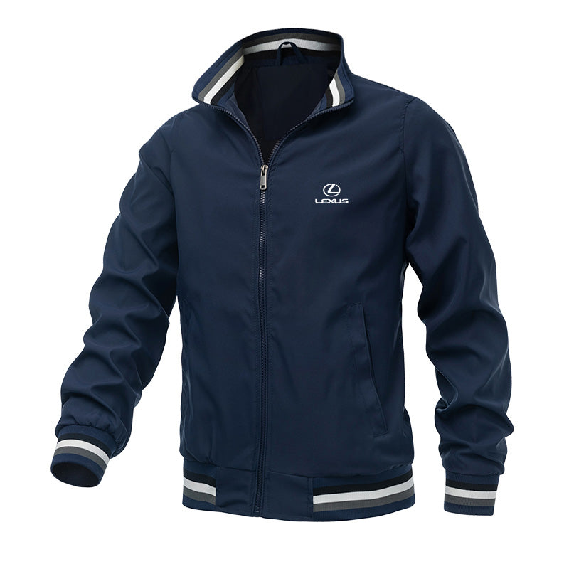 Oliver® Heren herfst jas| marine kleur winddicht