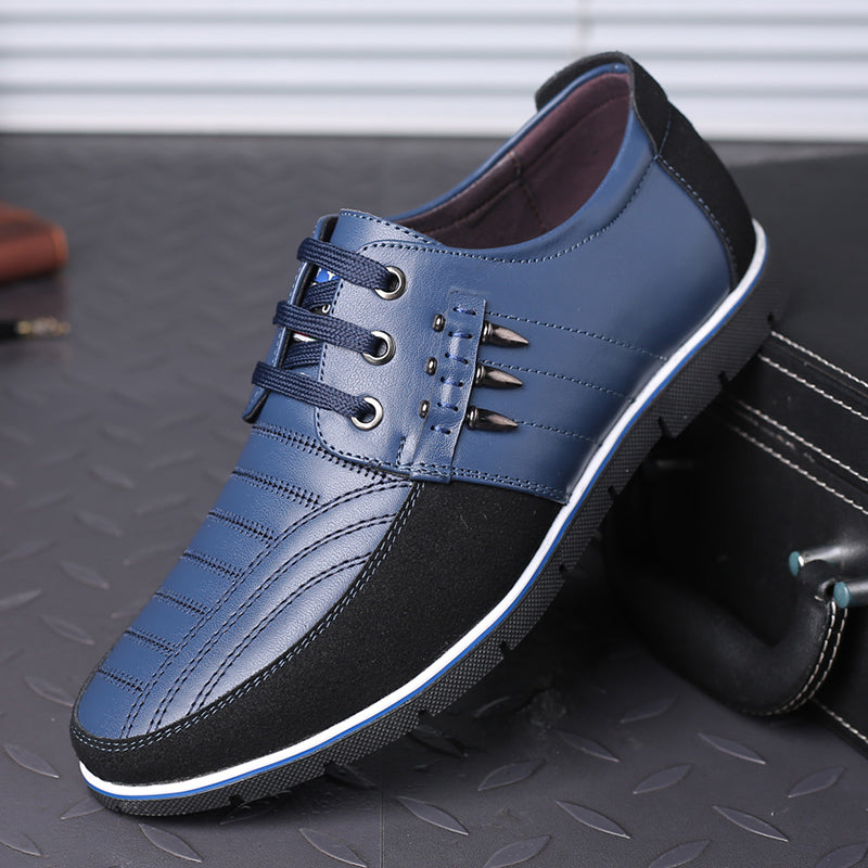 Oliver® Naad ontwerp lederen nette schoenen