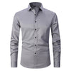 James™ business stijl slim fit button down heren overhemd