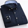 James™ effen kleur casual heren overhemd