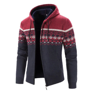 Oliver® geruite stijl slank met rits heren hoodie