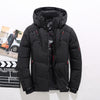 Tommy™ eendendonskraag patchwork winddichte parka winterjas