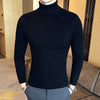Oliver® Slim Fit warme Gestreepte coltrui in effen kleur