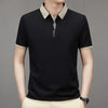 James™ Gestreepte Classic Fit Stretch Golf heren polo T-shirts