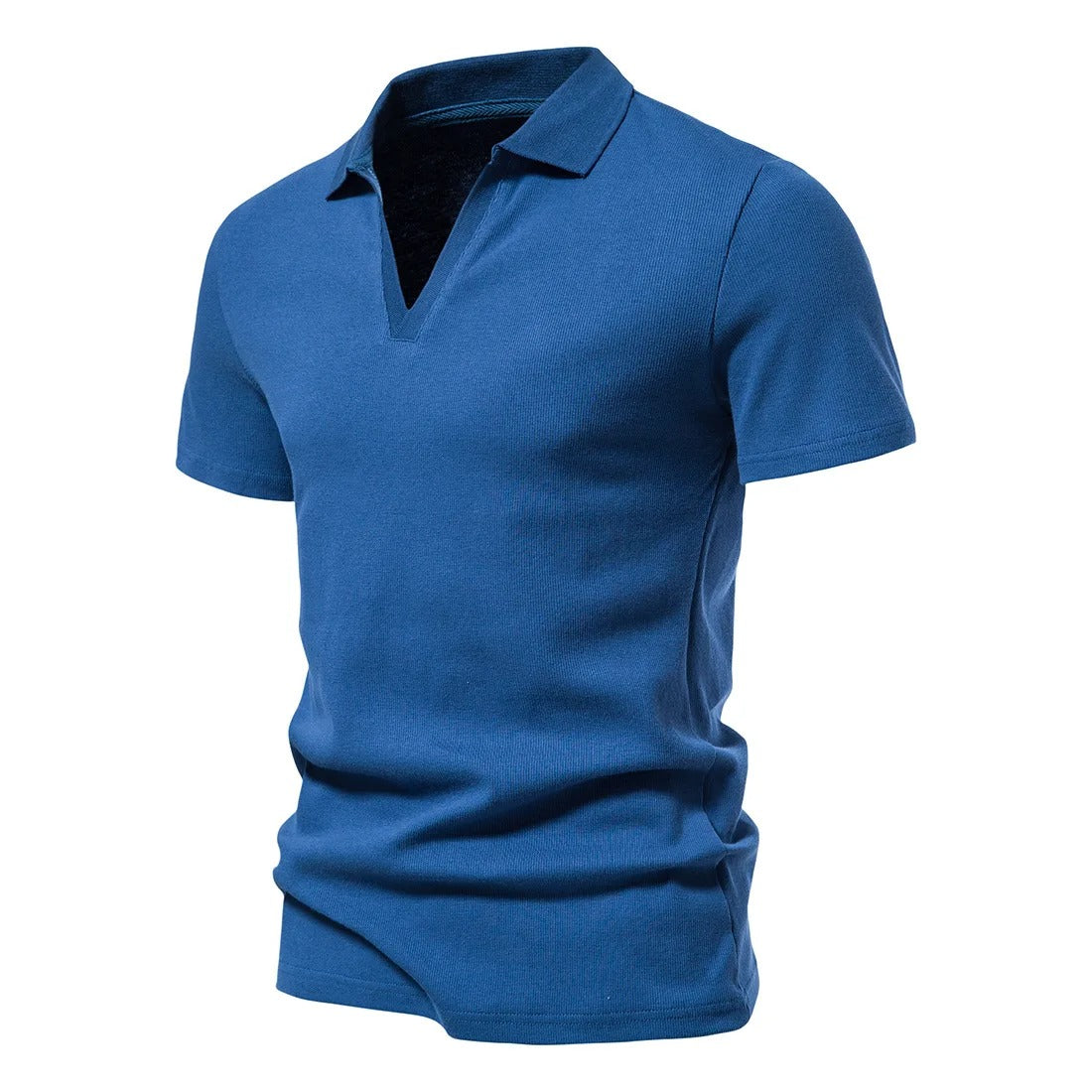 James™ Losse slim fit V-kraag heren polo