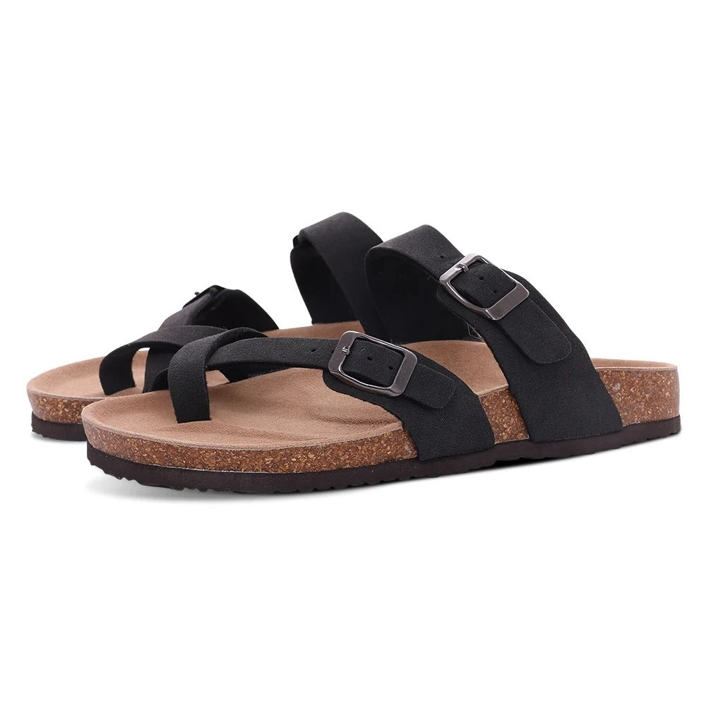 Hudson™ verstelbare gesp suède sandalen heren