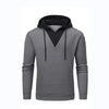 Afbeelding laden in Galerijviewer, Oliver®  Wollen grijze winddichte heren hoodie met v-hals