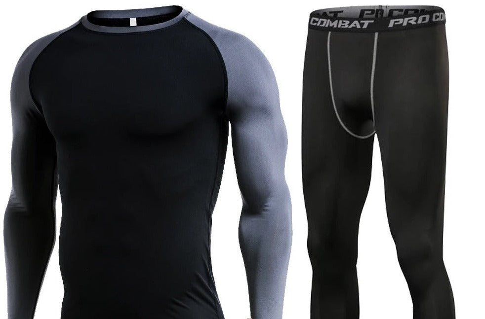 James™ sportkleding zwart gevoerd brandwerende heren thermokleding