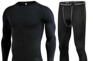 James™ sportkleding zwart gevoerd brandwerende heren thermokleding