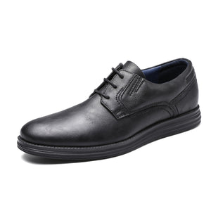 Hudson™ donkerbruine Heren leren schoenen met vetersluiting