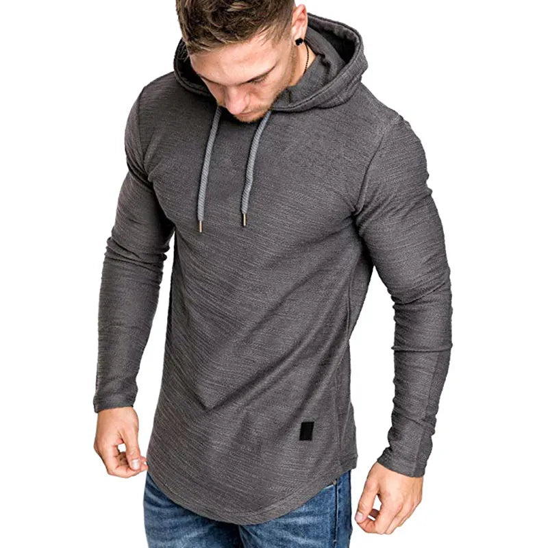 Oliver® eenvoudige, comfortabele slanke heren hoodie in sportstijl