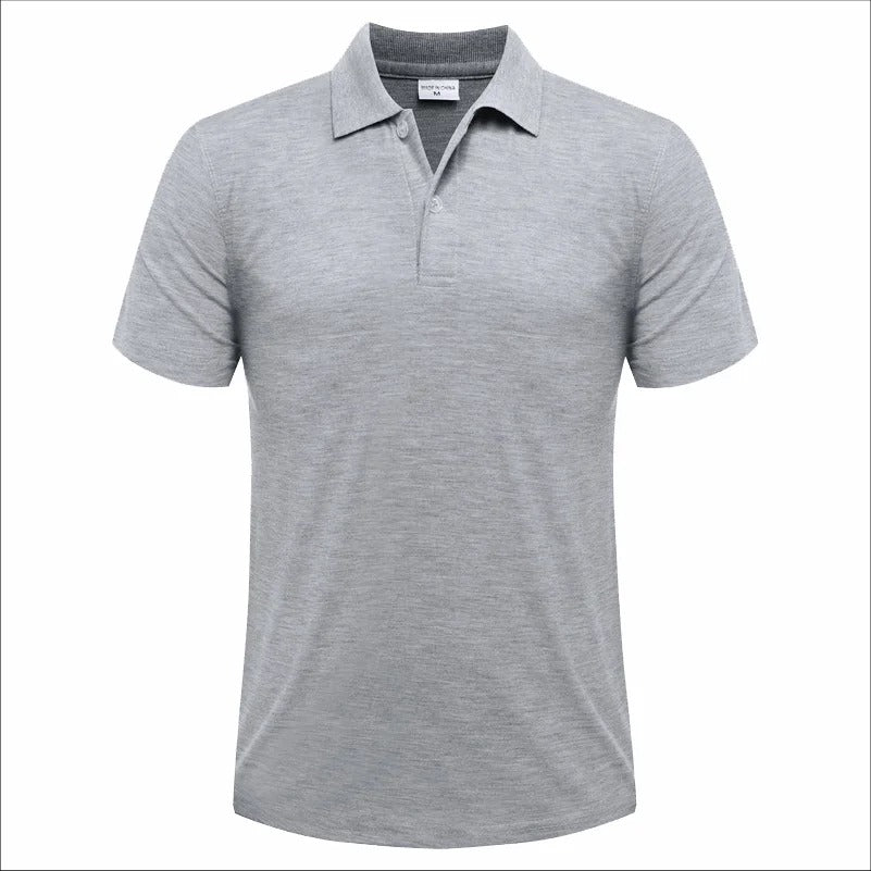 James™ Losse heren polo T-shirts  met geribbelde revers