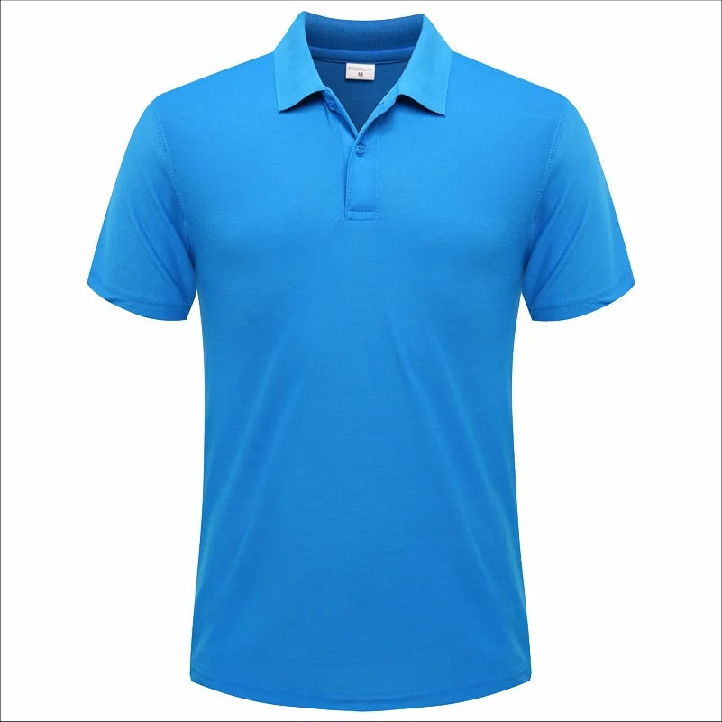 James™ Losse heren polo T-shirts  met geribbelde revers