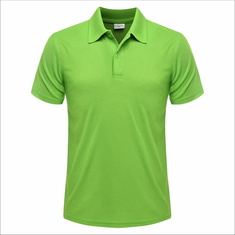 James™ Losse heren polo T-shirts  met geribbelde revers