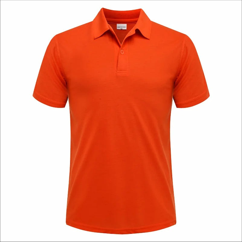 James™ Losse heren polo T-shirts  met geribbelde revers