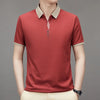 James™ Gestreepte Classic Fit Stretch Golf heren polo T-shirts